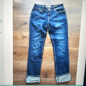 Blue jeans dark wash
